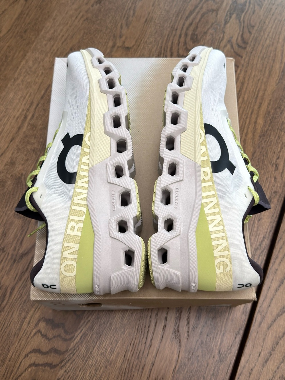 On Cloudmonster 2 Running Shoes Undyed/Zest 3ME10122260 Mens 12.5 NIB